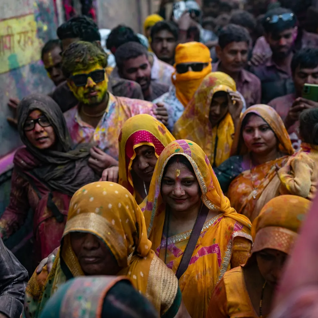 Yellow wave, Nandgaon, India.