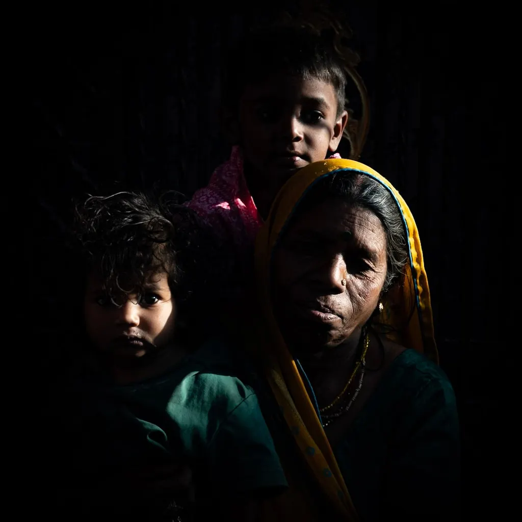 Lumière et lignée, Nandgaon, India.