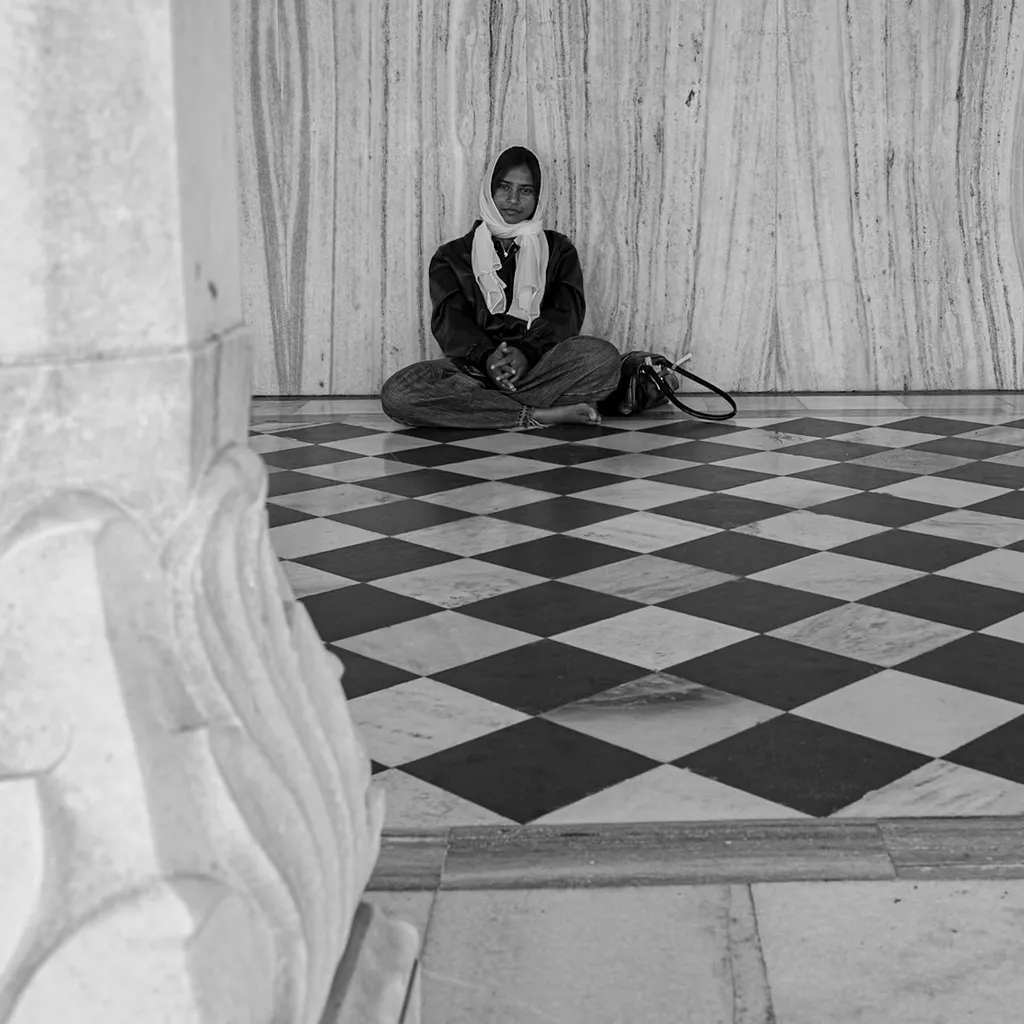 Entre ombre, lumière et silence, Gurudwara Bangla Sahib, New Delhi, India