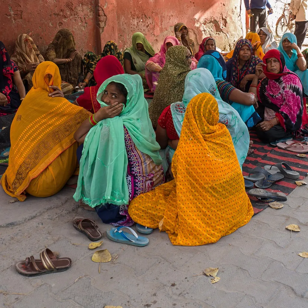Funérailles, Agra, India.