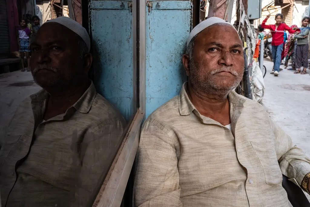 Le surveillant, New Delhi, India.