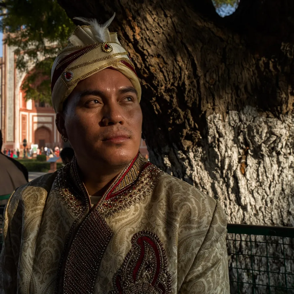 Le prince de Rakabganj, Agra, India.