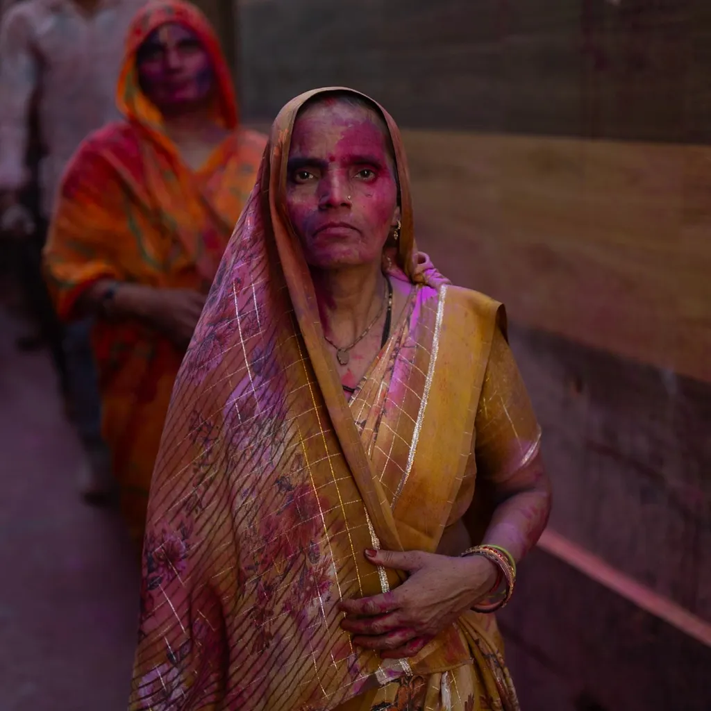 Couleur et regard, Nandgaon, India.
