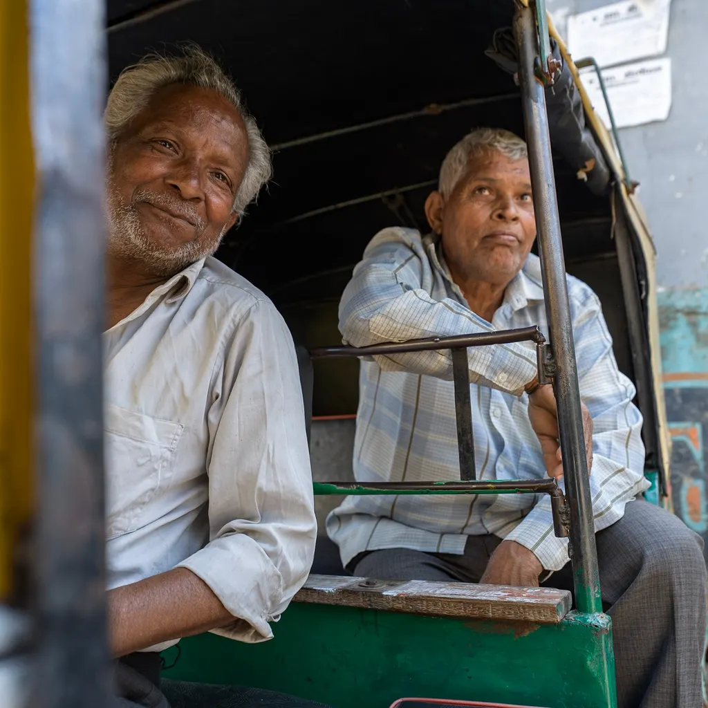 Mr Tuk et Mr Tuk, Agra, India.
