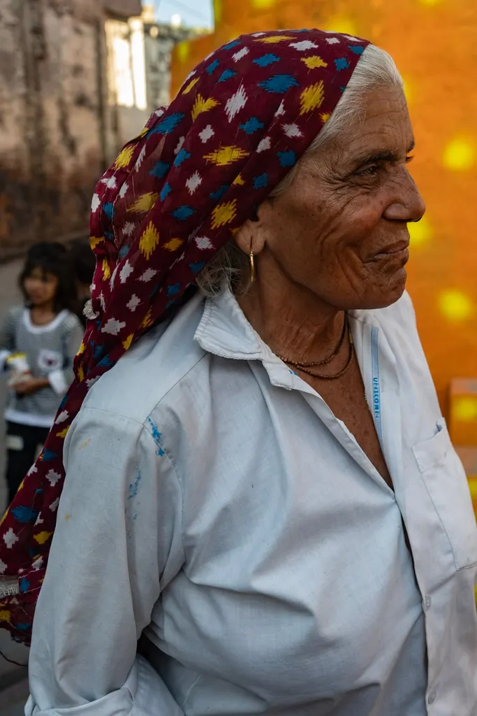 Un profil de sagesse, Nandgaon, India.