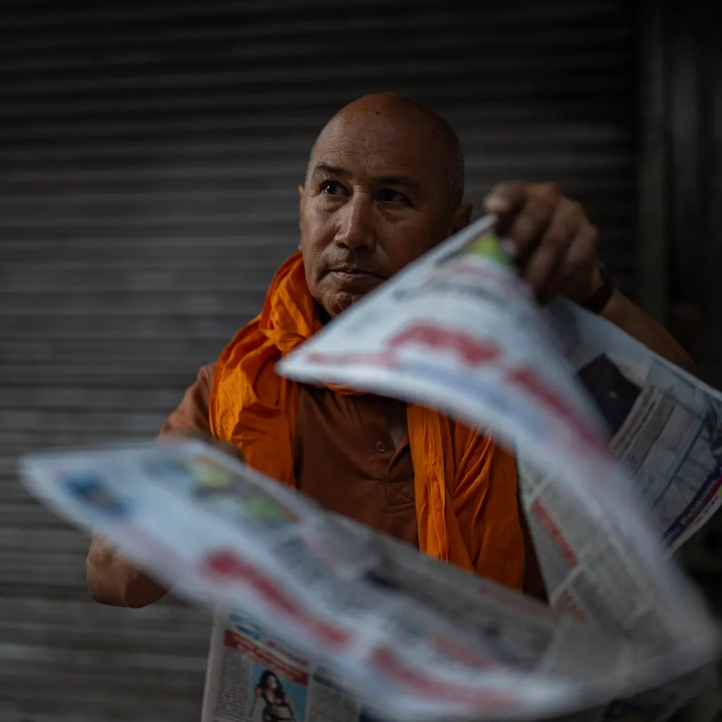 Les nouvelles du jour, New Delhi, India.
