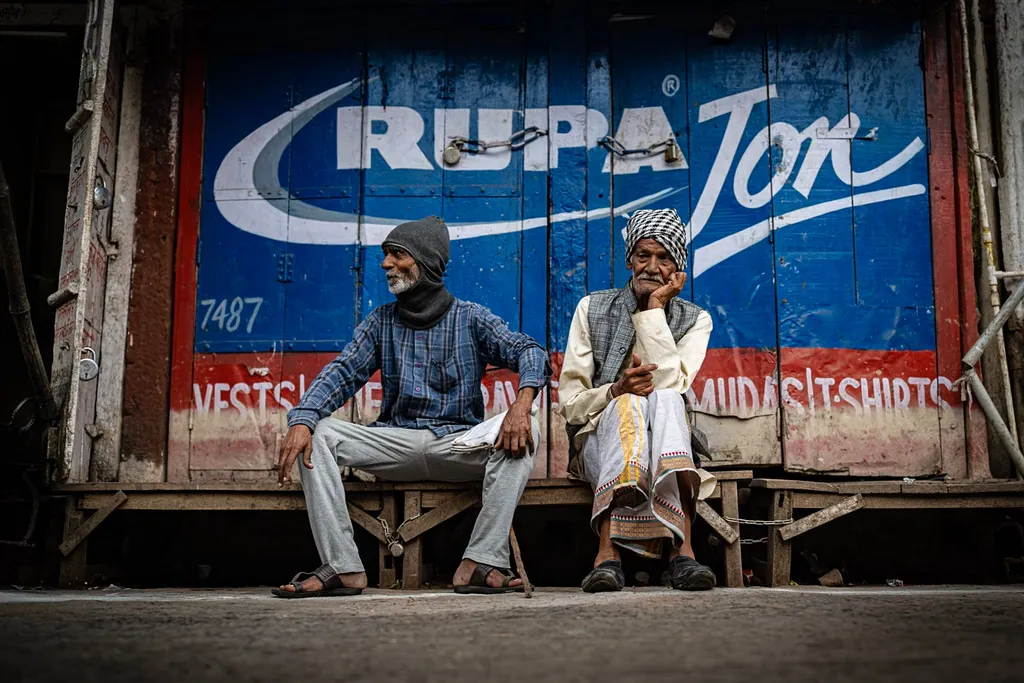 Mr Rupa and Mr Jon, Mathura, India.